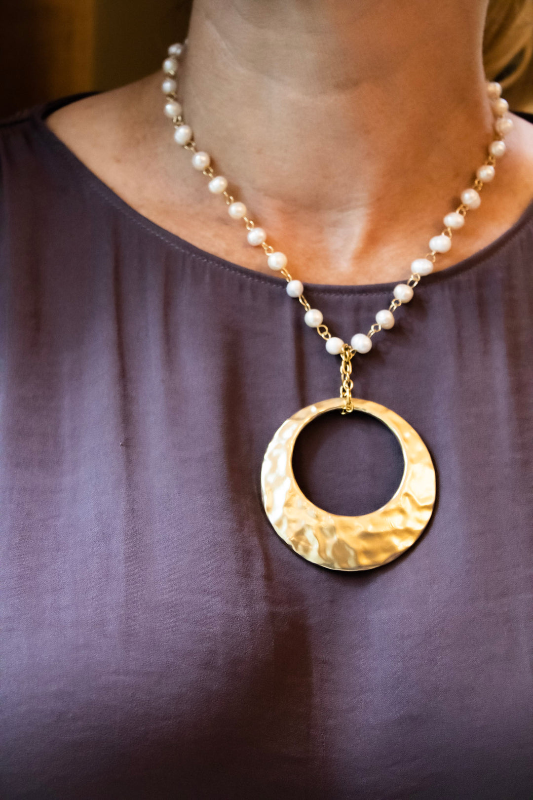 Madeline Modern Pearl Necklace