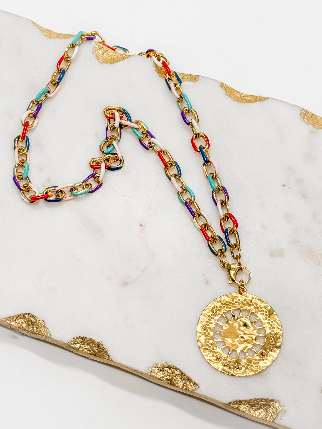 Mosaic Chain Necklace