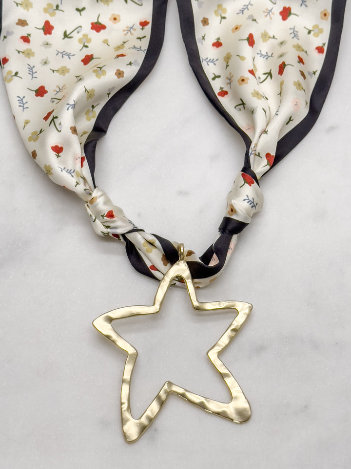 Poppy Scarf---click to choose your pendant