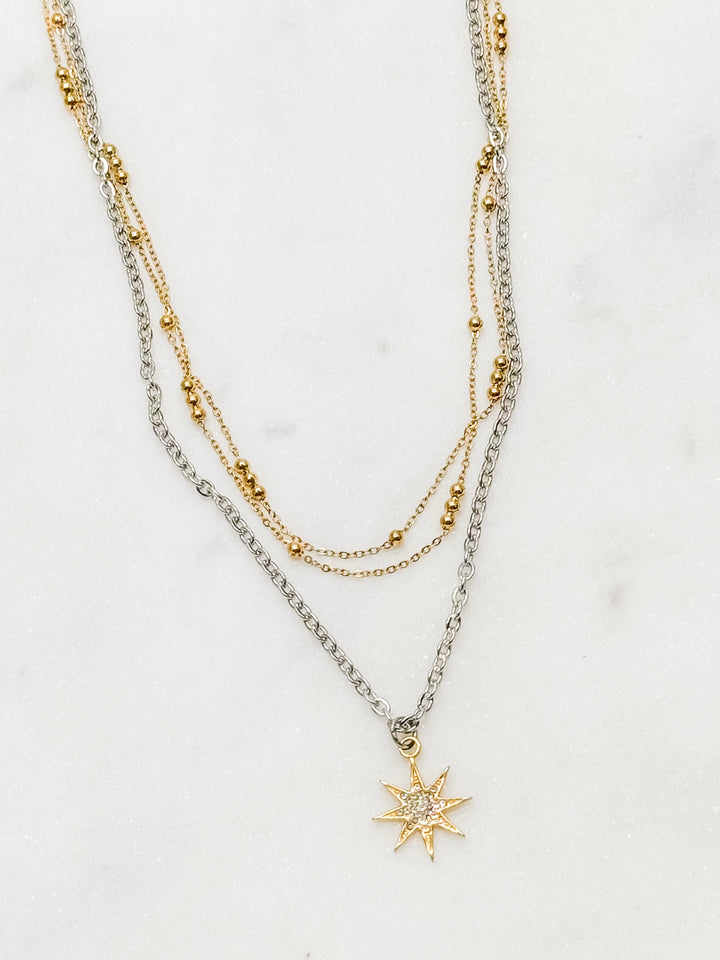 Journey North Star Polaris Shimmer Necklace