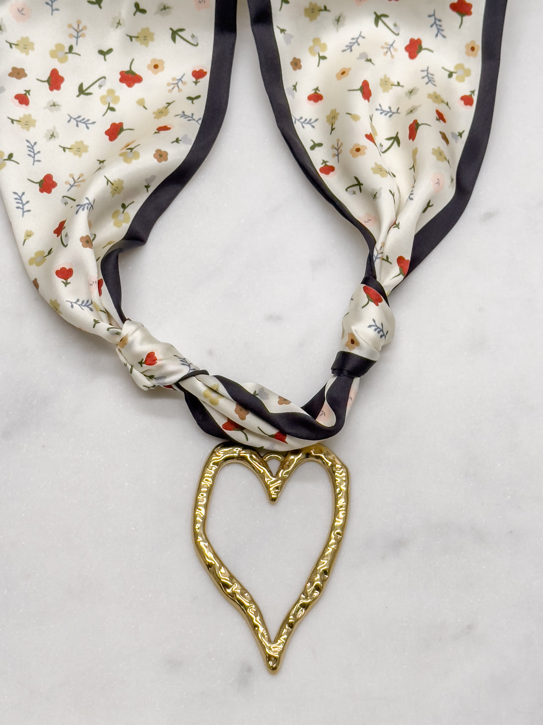 Poppy Scarf---click to choose your pendant