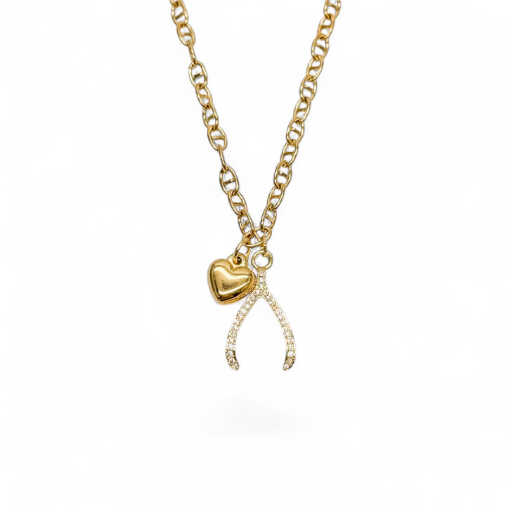 Wishbone Love Necklace