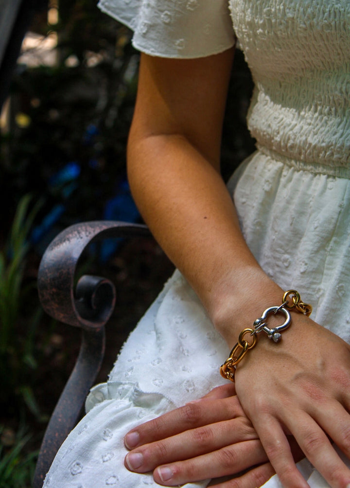 Glow Up Shackle Bracelet