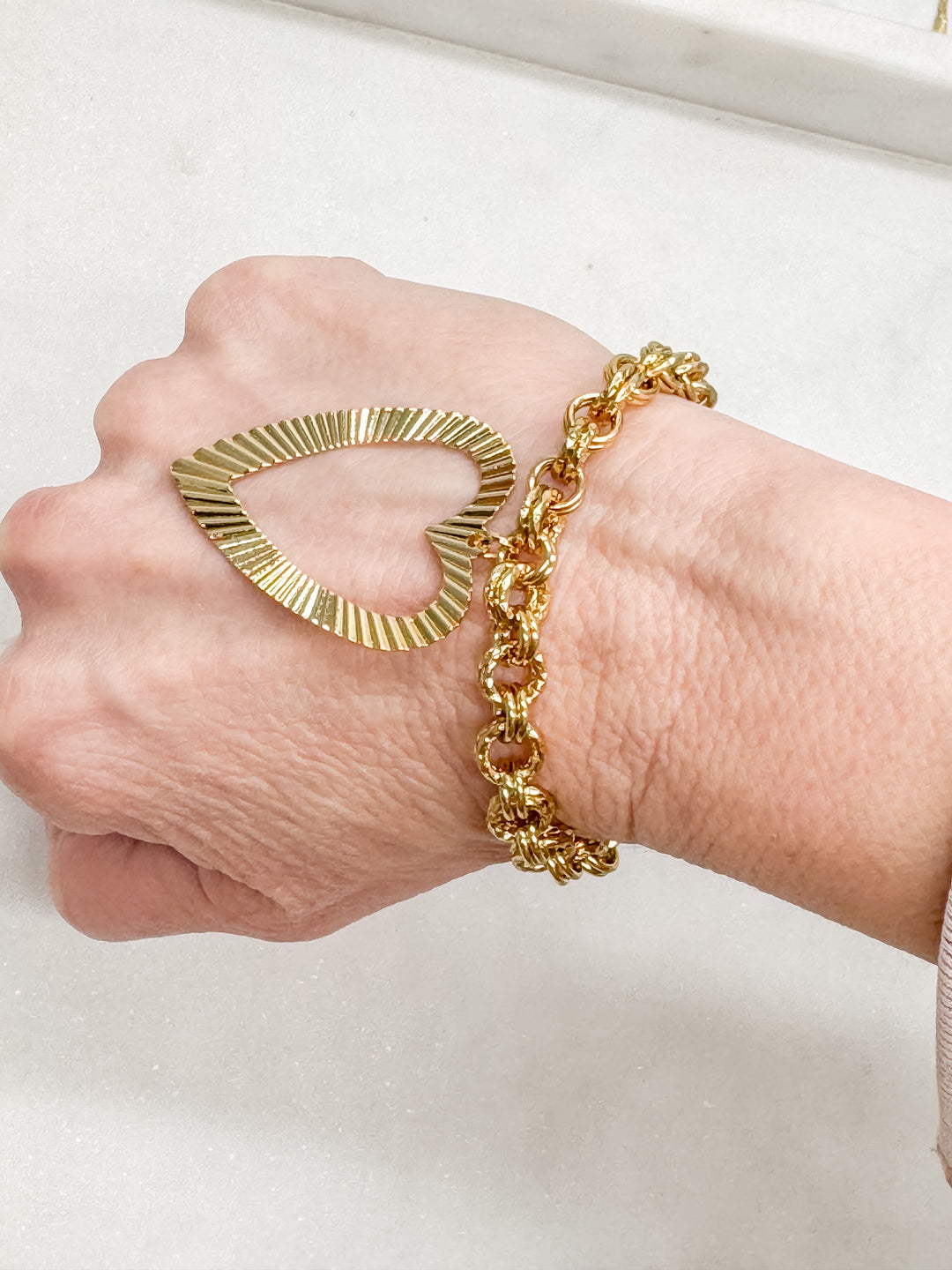 Evermore Heart Bracelet