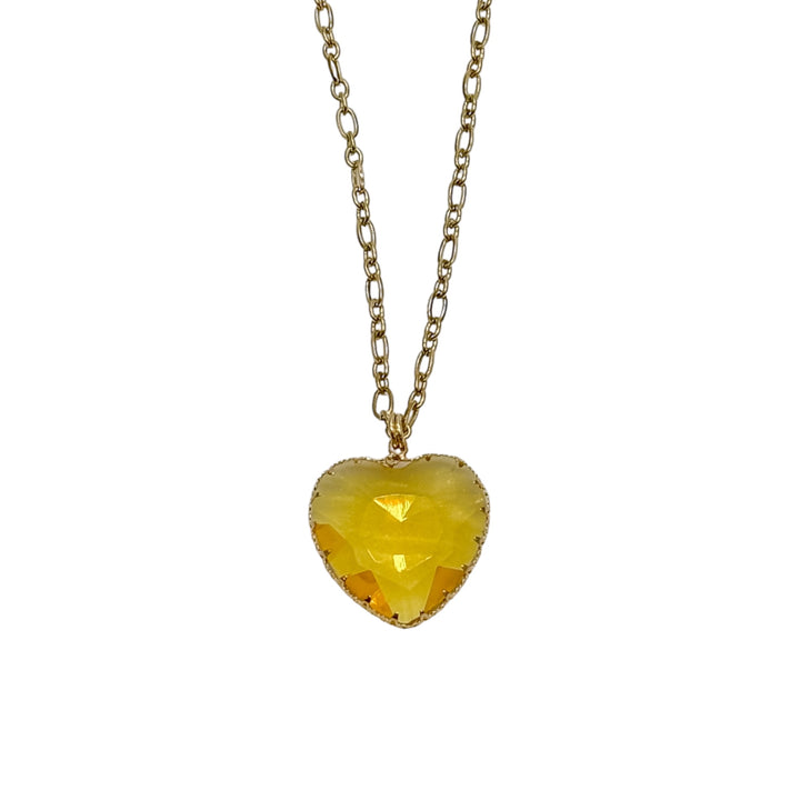 Kick Glass Heart Necklace