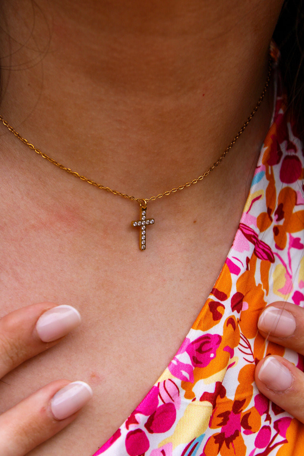 Hope Petite Cross Necklace