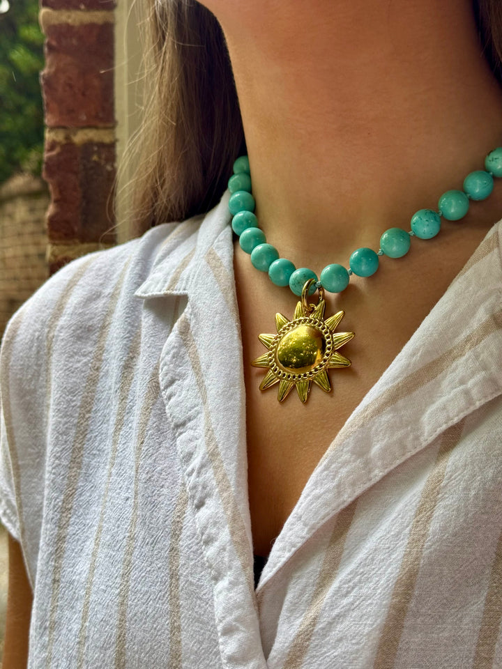 Palm Bead Necklace