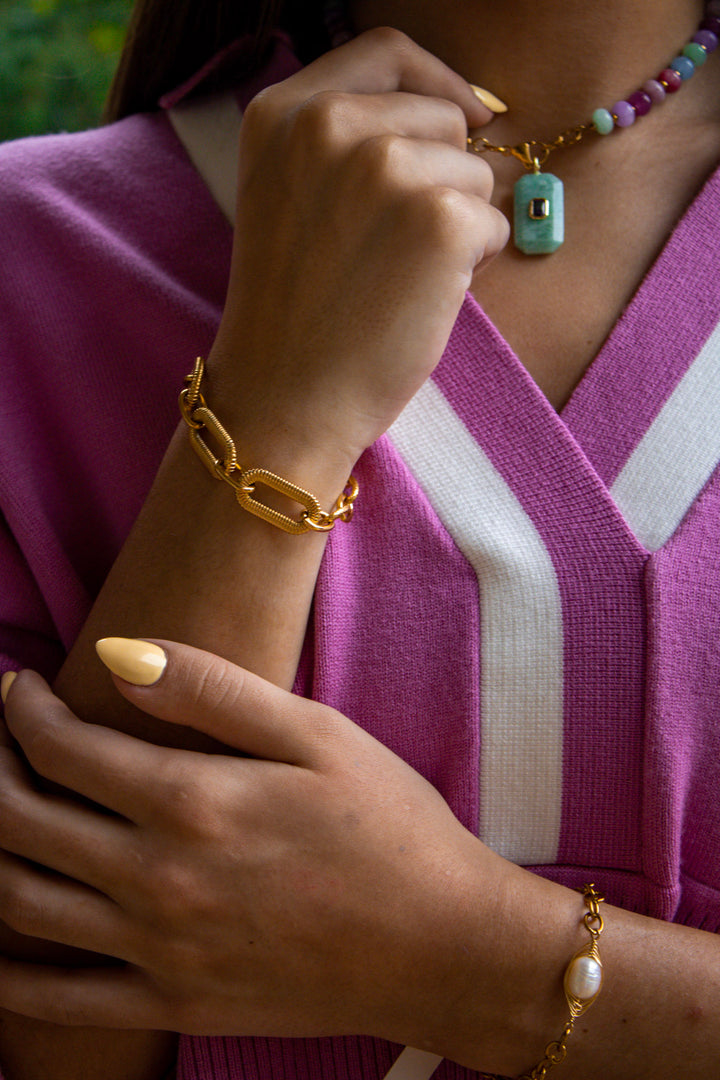 Bennett Oval Link Bracelet