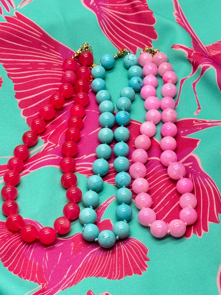 Palm Bead Necklace