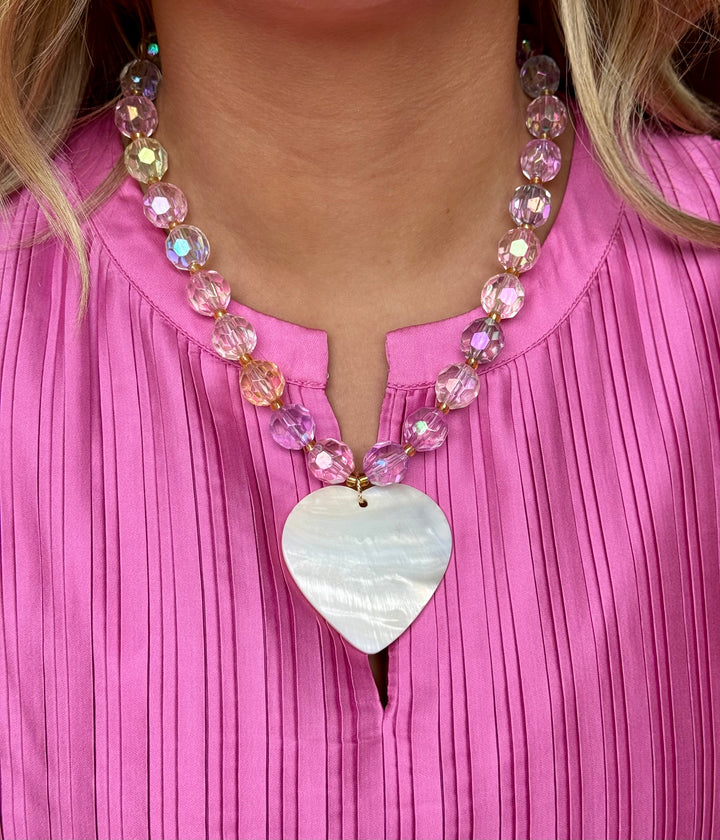 Shell Heart Pendant