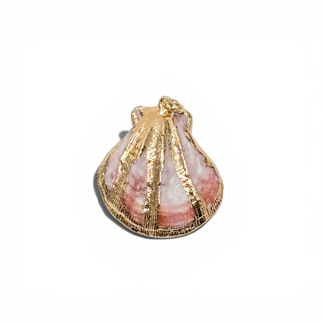Golden Tide Shell Charm