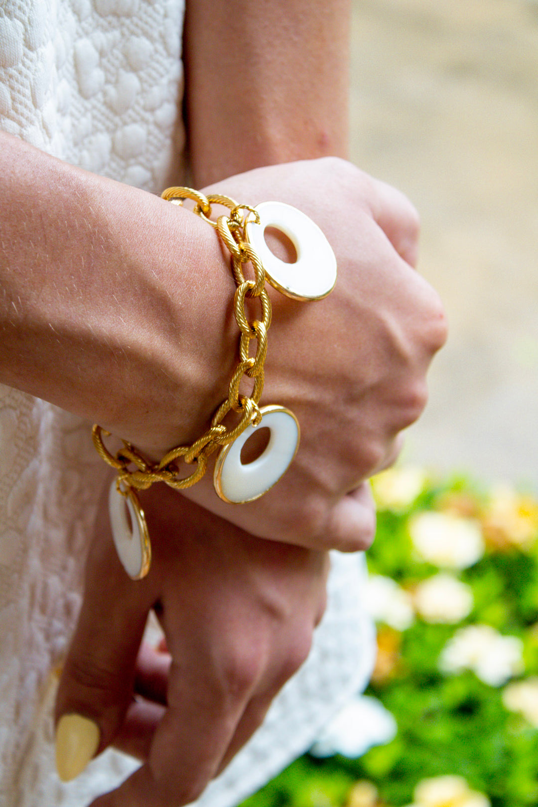 Naomi Shell Charm Bracelet