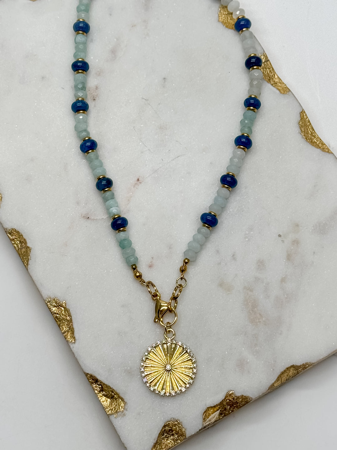 Azure Bead Chain