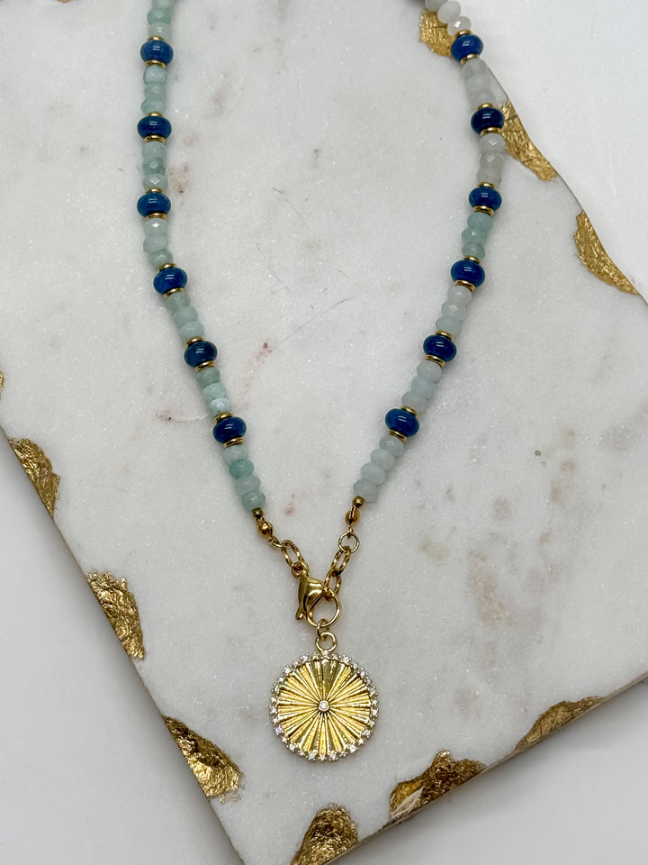 Azure Bead Chain