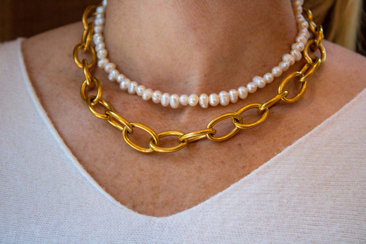Mallory Chunky Link Necklace