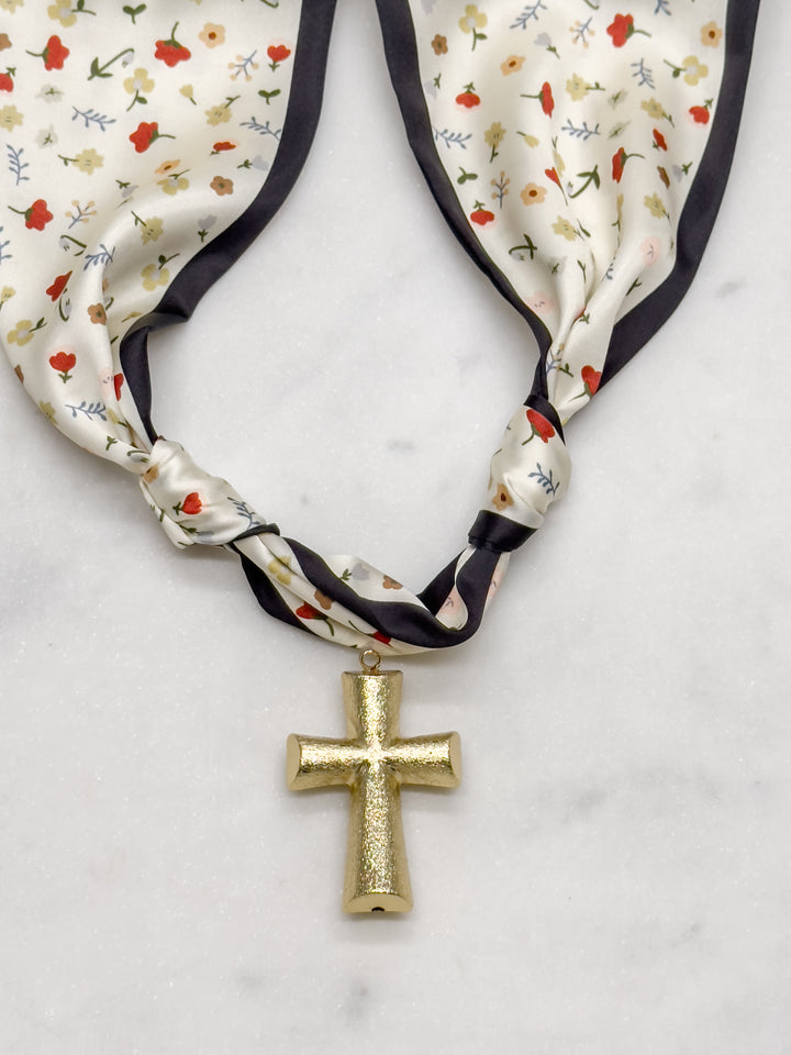 Poppy Scarf---click to choose your pendant