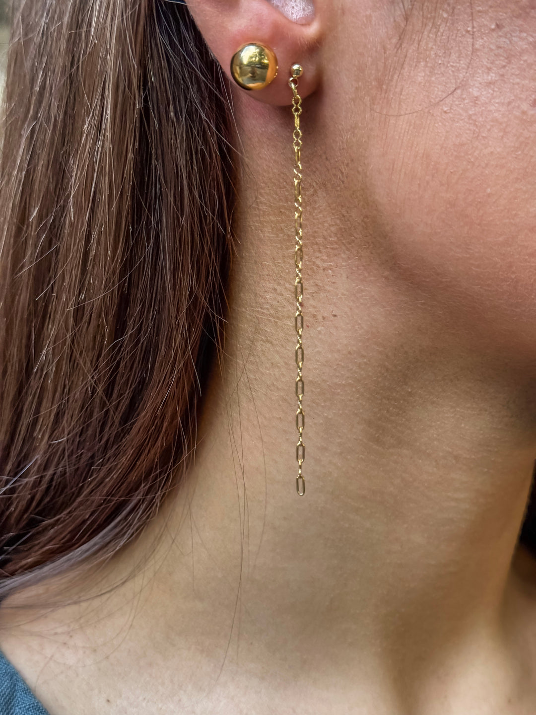 Dainty Sequence Chain Duster Earrings