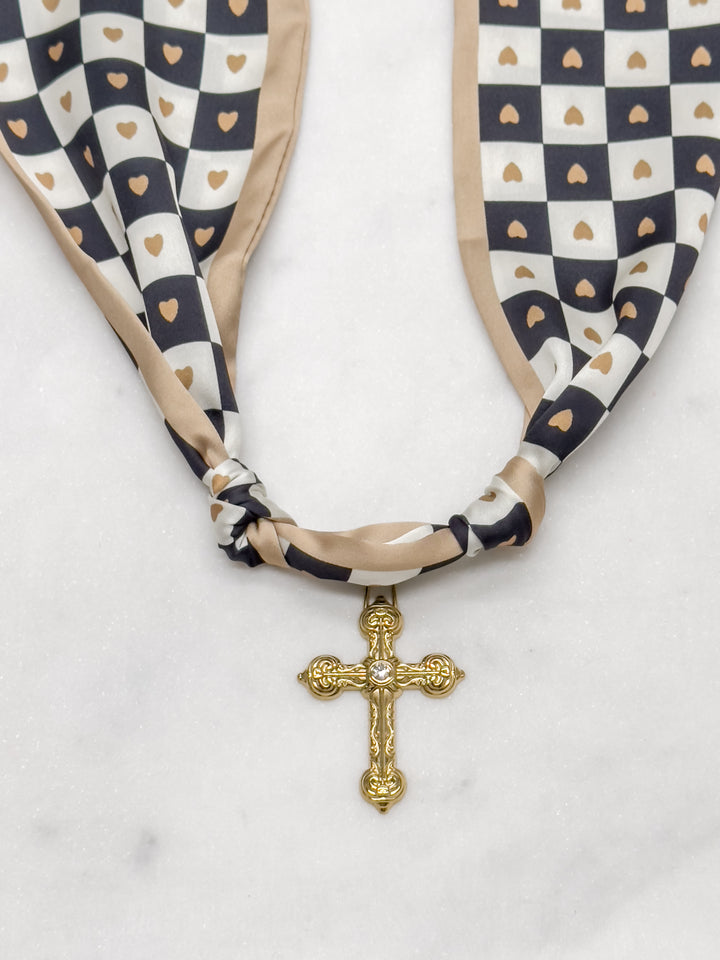 Ace Scarf Necklace