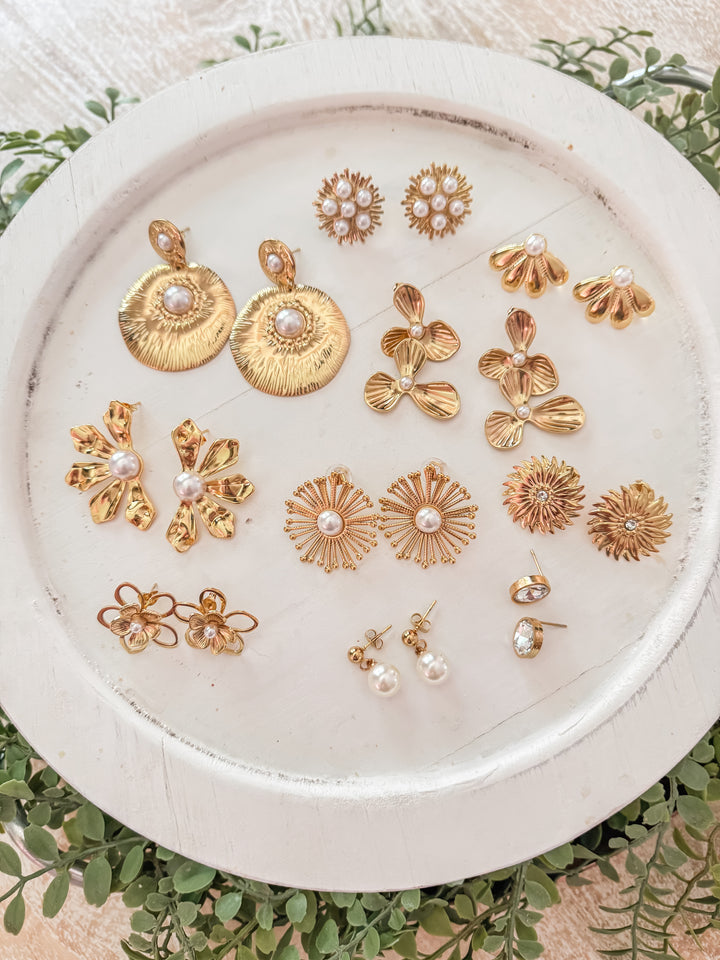 Sunflower Stud Earrings