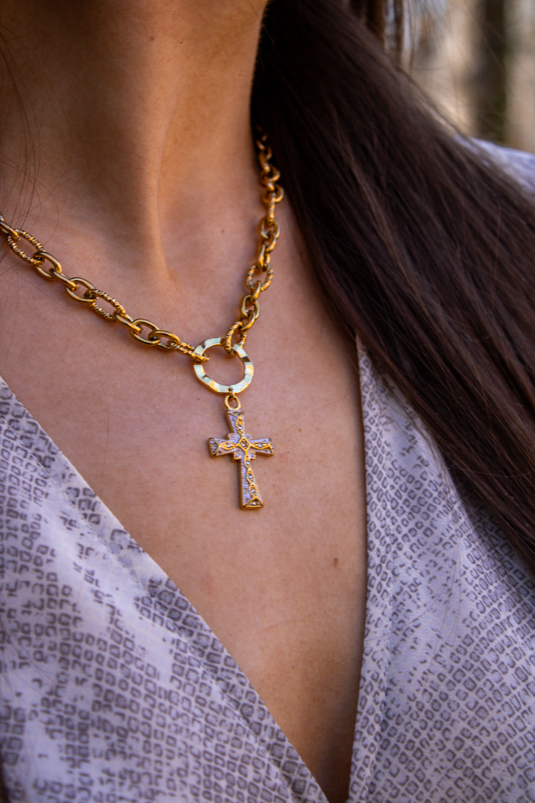 Estate Cross Necklace