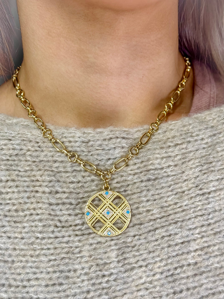 Brie Turquoise Necklace