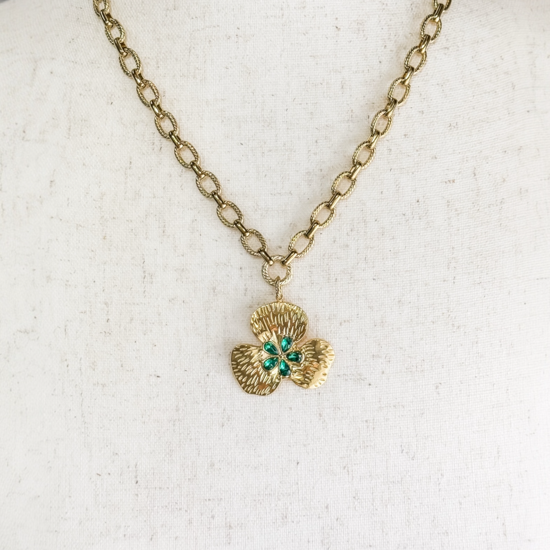 Fortune Shamrock Necklace