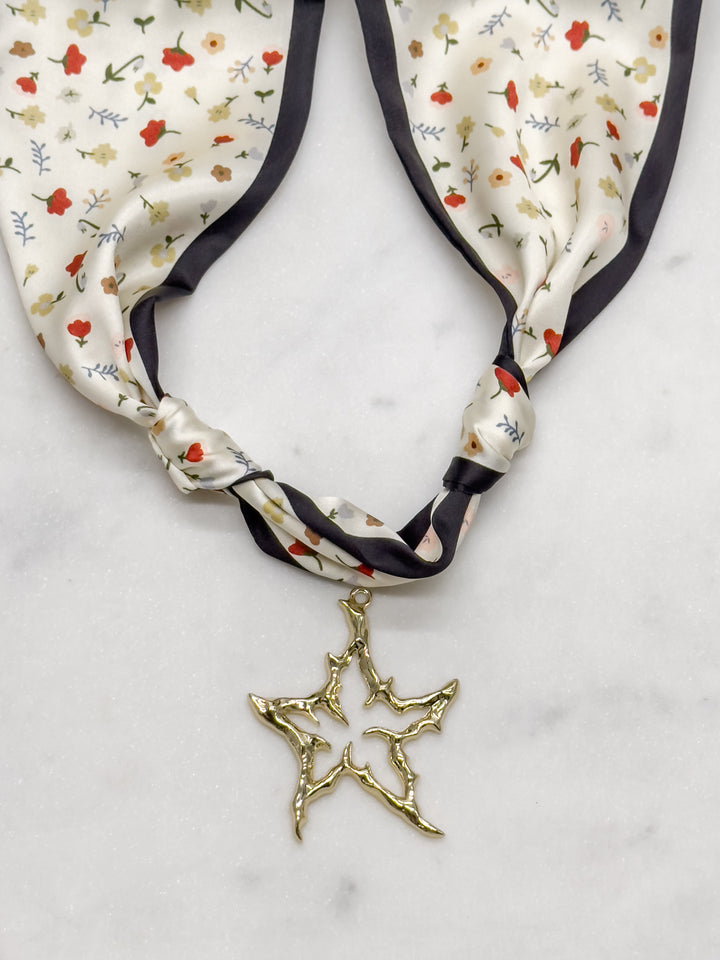 Poppy Scarf---click to choose your pendant