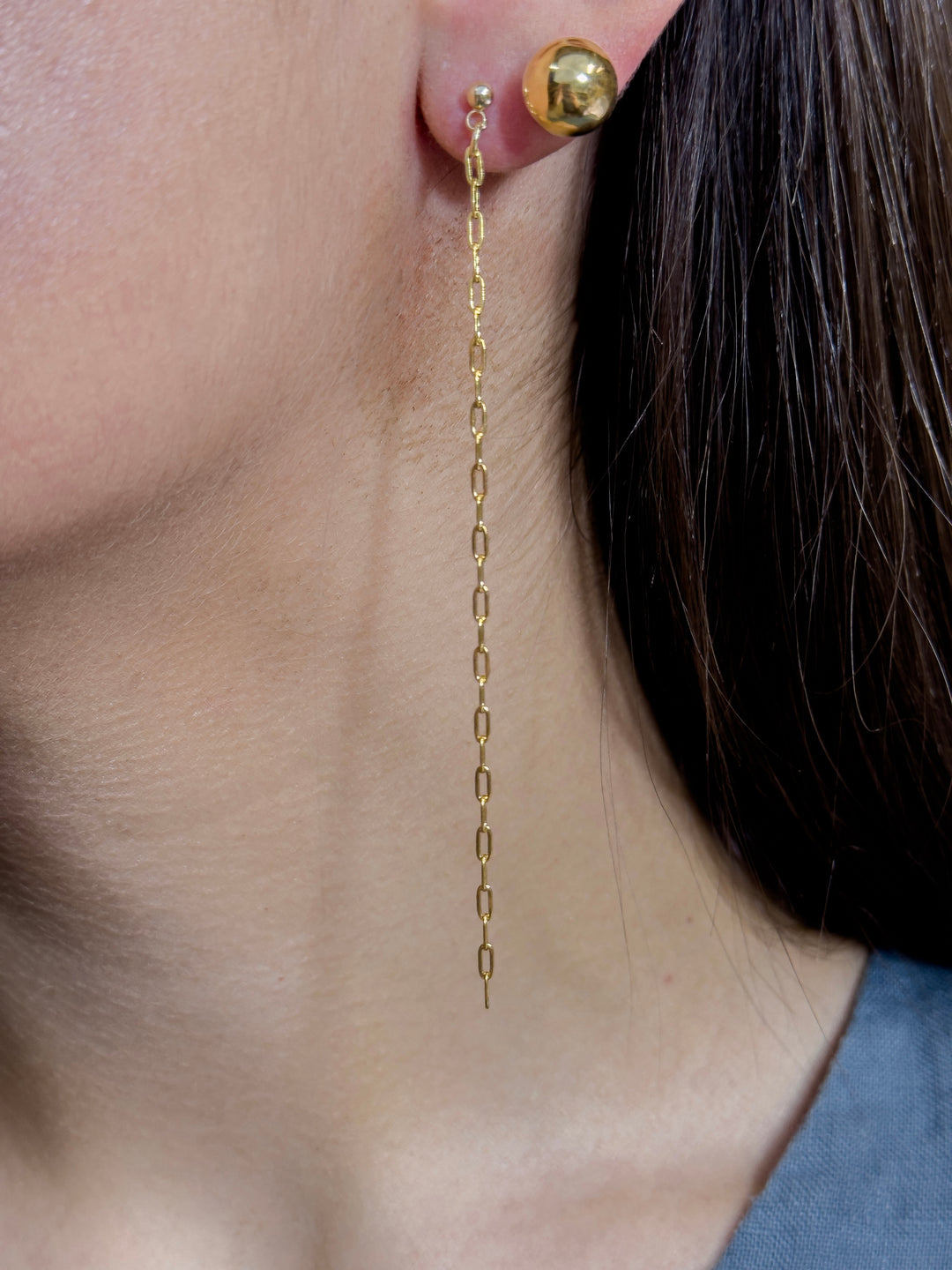 Paperclip Duster Earrings
