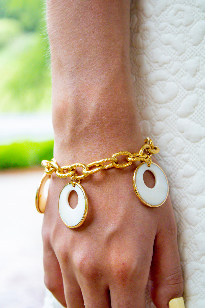 Naomi Shell Charm Bracelet