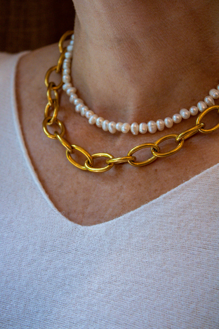 Mallory Chunky Link Necklace