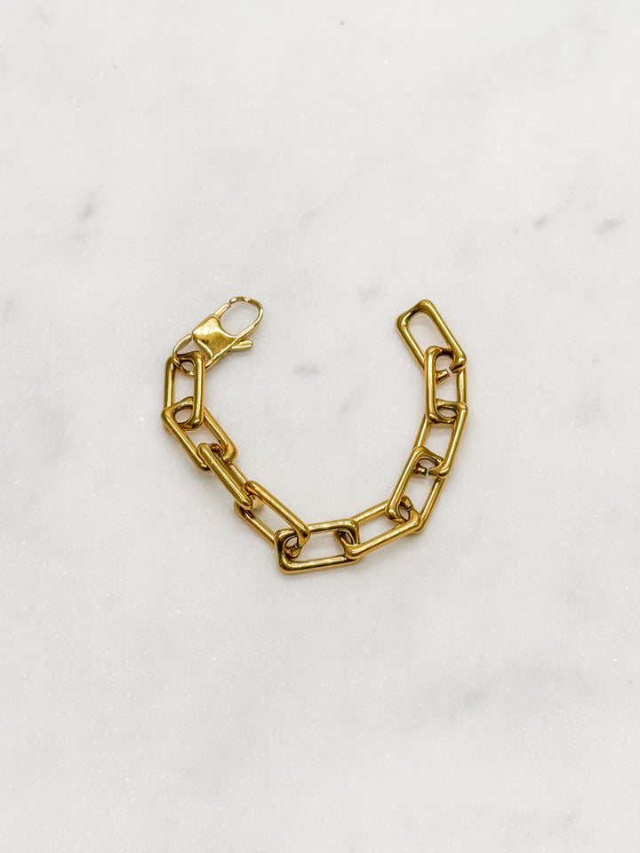 Darbi Chunky Square Link Bracelet