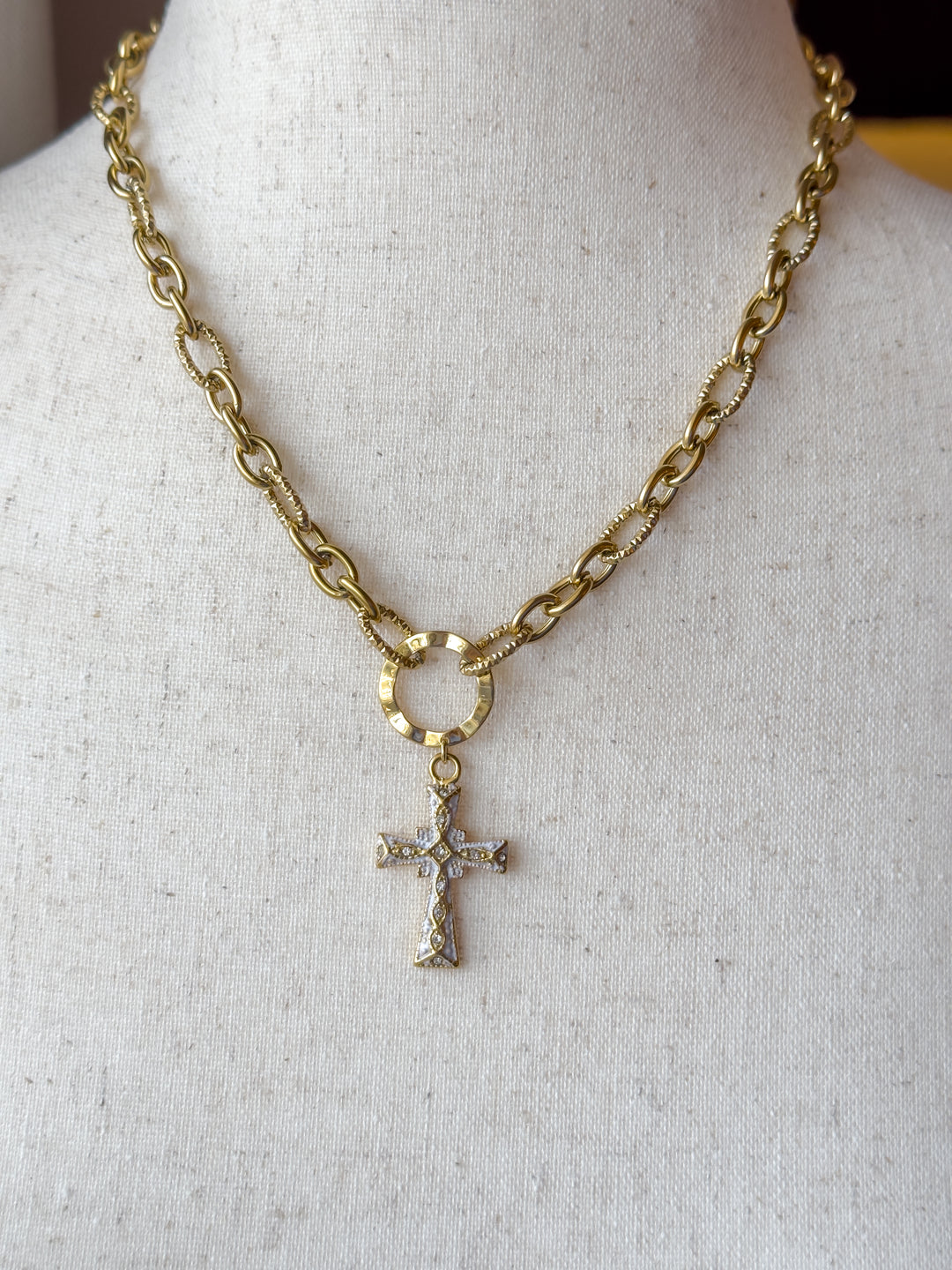 Estate Cross Necklace