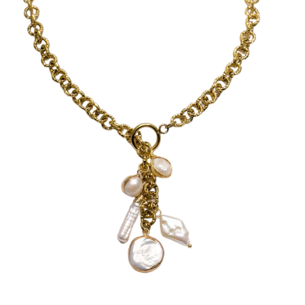 Pearl Dreams Toggle Lariat Necklace