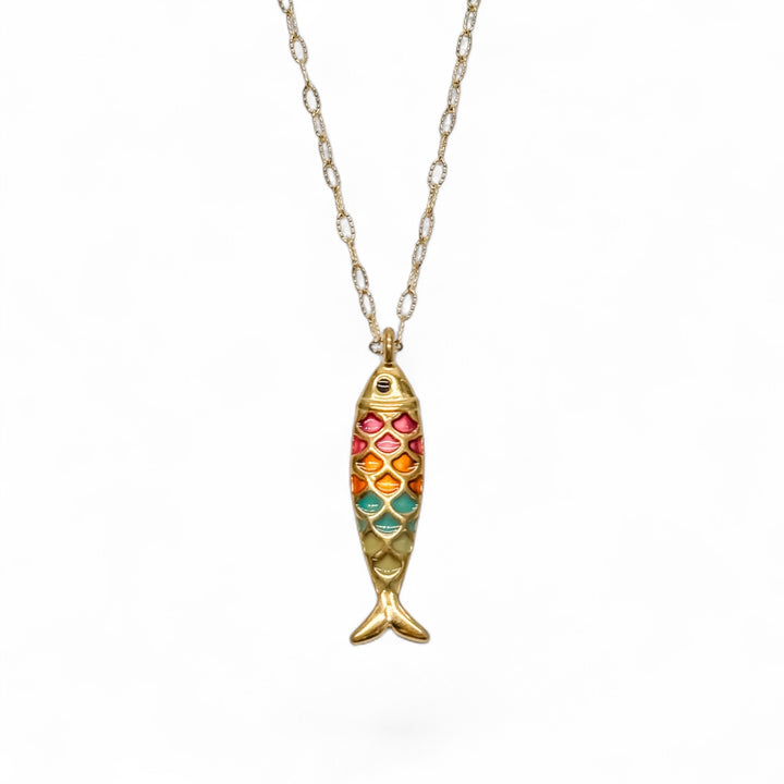 Spring Fish Necklace