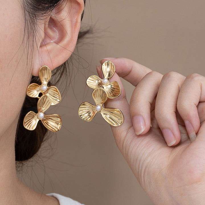 Petal Stud Earrings