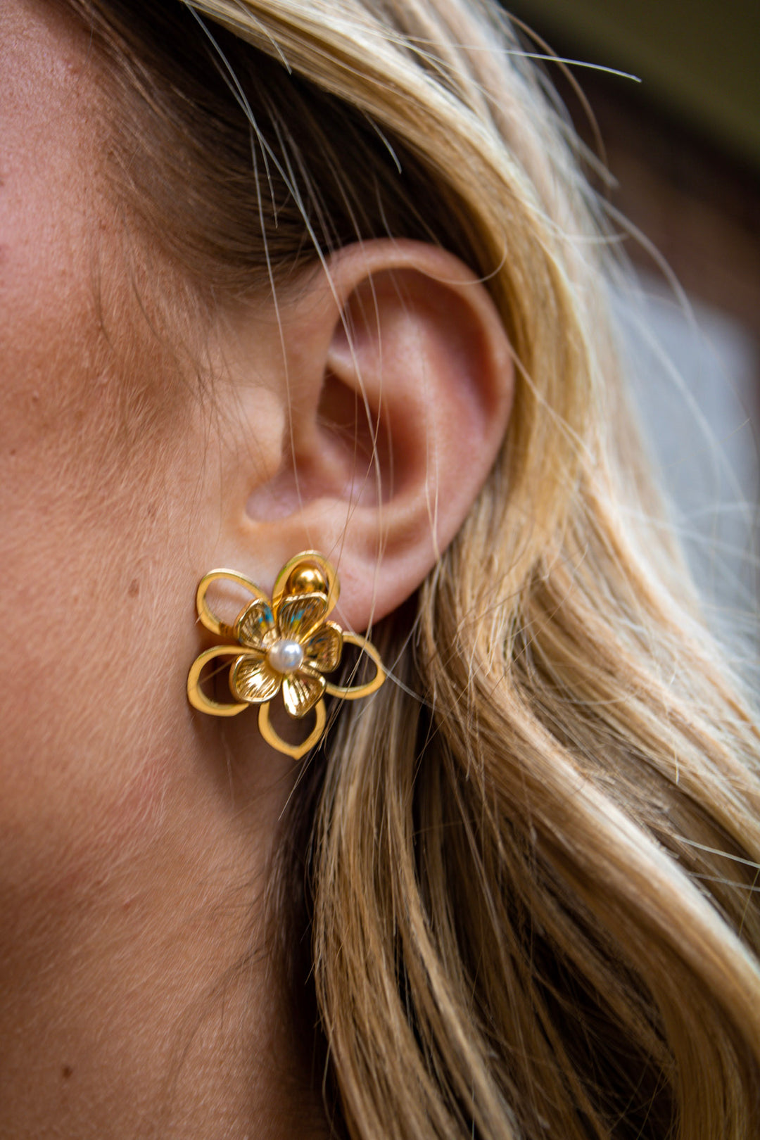 Blossom Pearl Studs