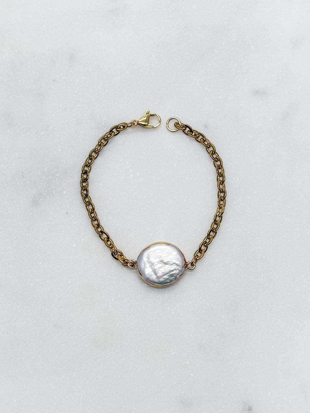 Seylor Coin Pearl Bracelet