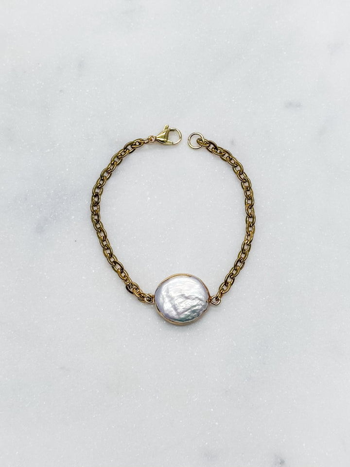 Seylor Coin Pearl Bracelet
