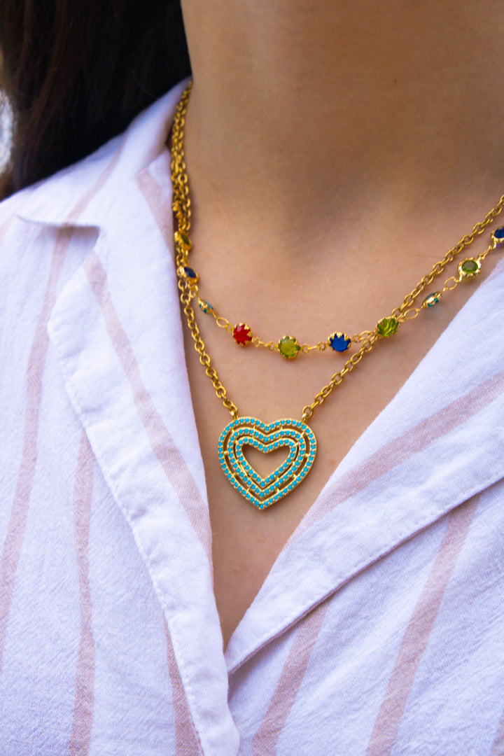 Sunlight Confetti Necklace