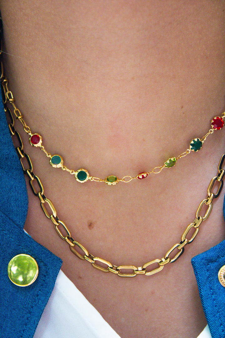 Sunlight Confetti Necklace