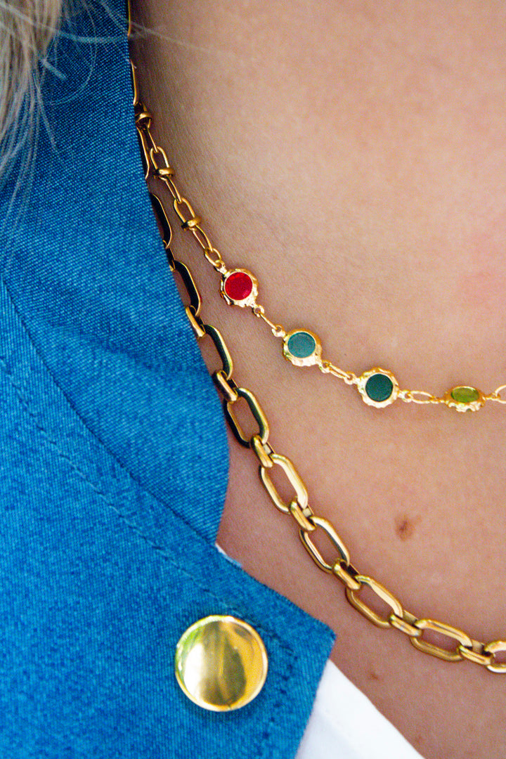 Sunlight Confetti Necklace