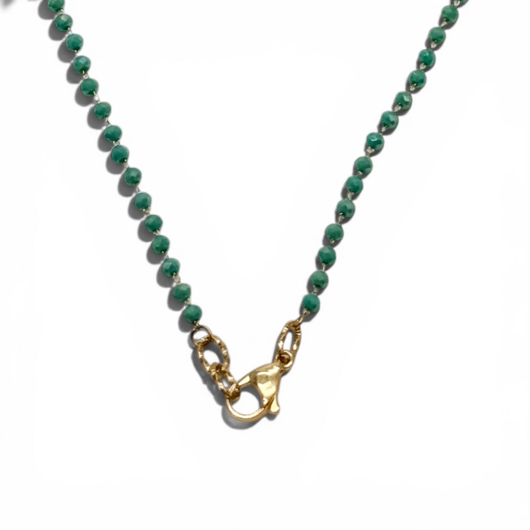 Seafoam Glass Layering Necklace