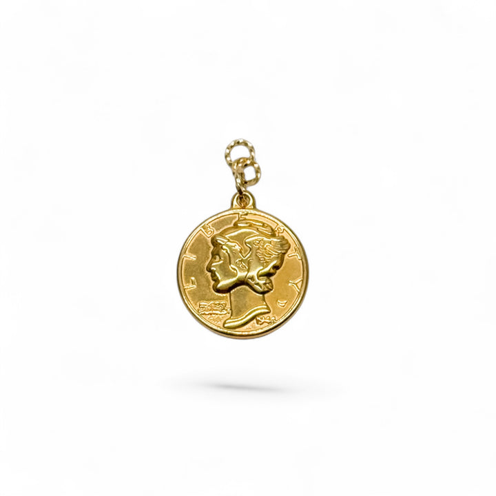 Mercury Coin Charm