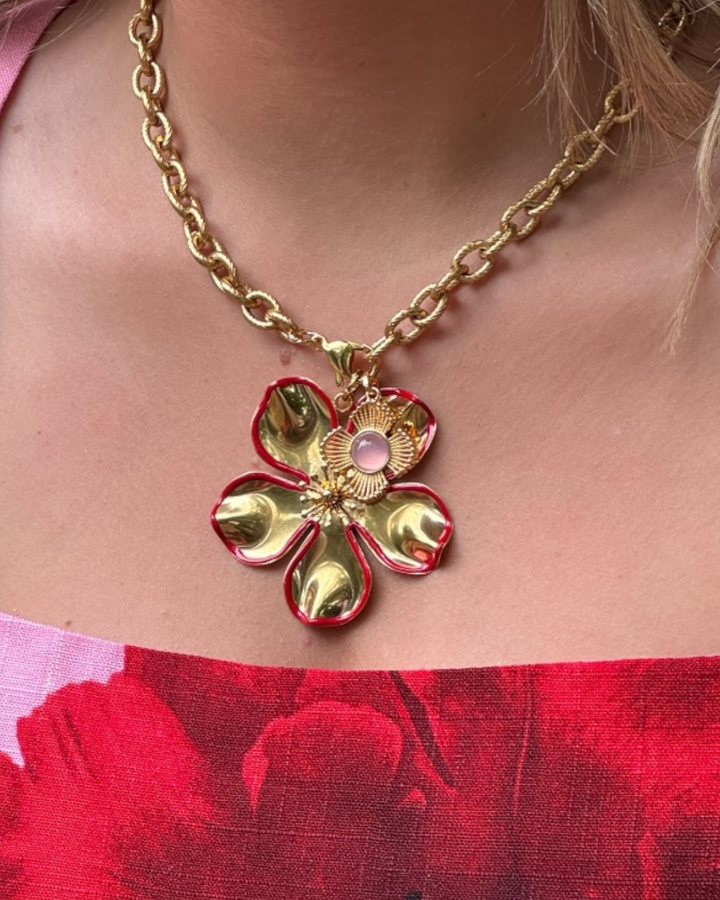 Poppy Bloom Pendant