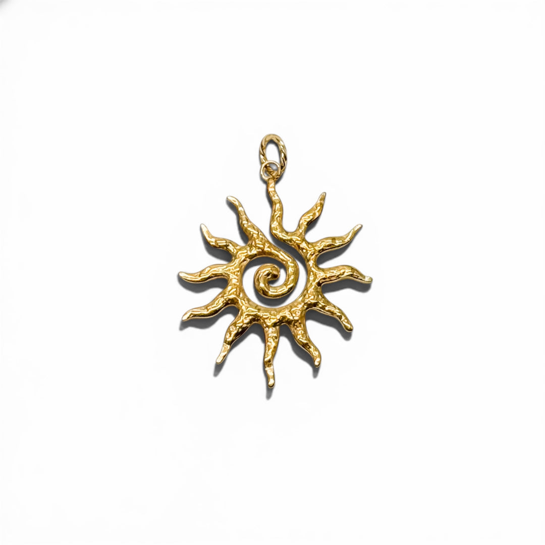 Golden Hour Sun Charm