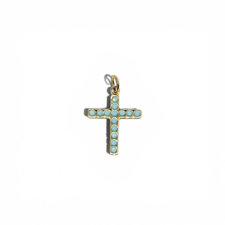 Seaside Cross Charm