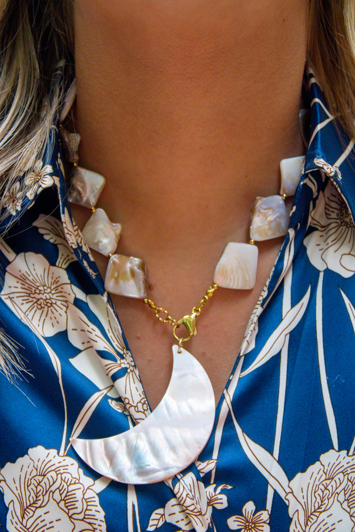Selene Crescent Pendant