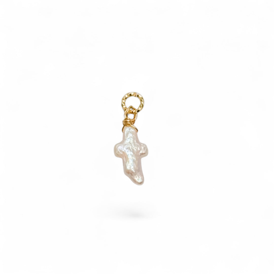 Coastal Cross Charm
