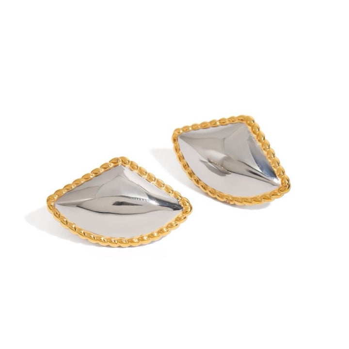 Linden Mixed Metal Post Earrings