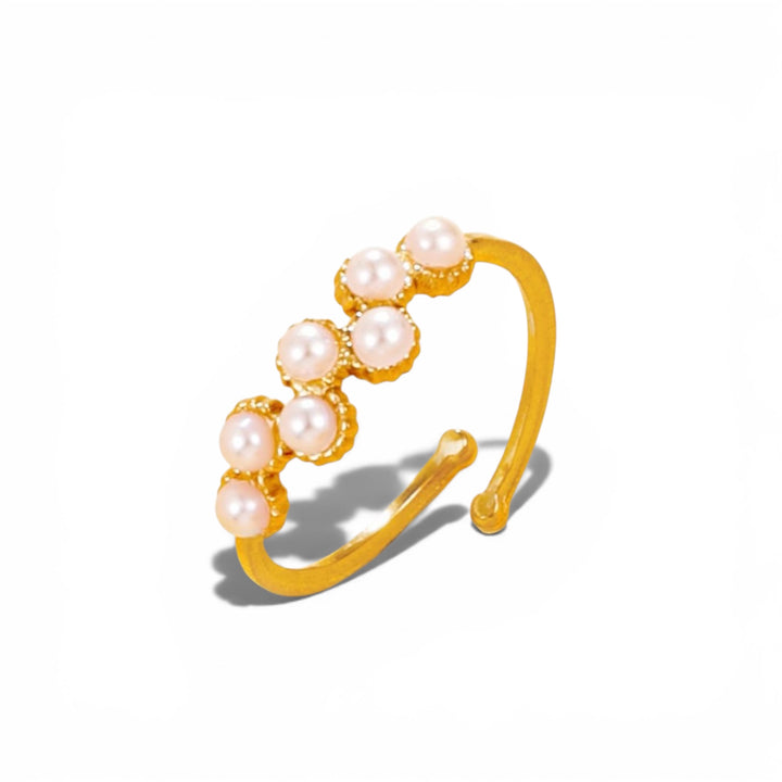 Pearl Cluster Ring